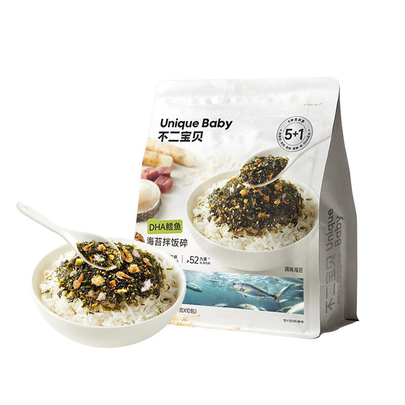 不二宝贝海苔拌饭料紫菜儿童辅食