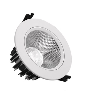 防眩led射灯嵌入式5W7W12Wcob天花灯服装店铺家用背景墙客厅筒灯