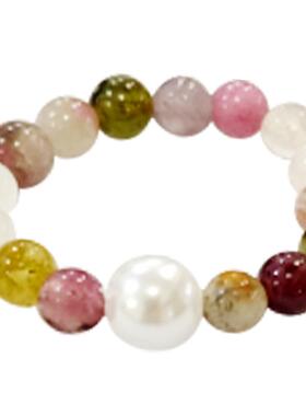 彩色串珠戒指轻奢高级感