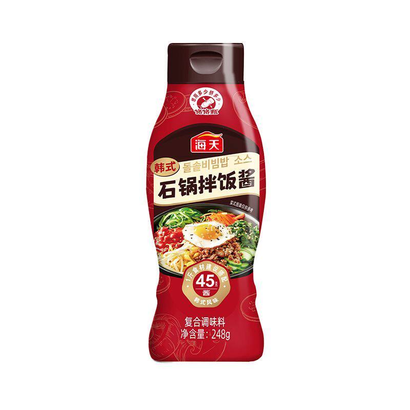 【百亿】海天韩式石锅拌饭酱248g*2瓶