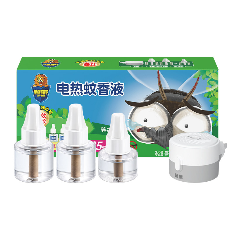 超威静夜无香电热液蚊香液插电式驱蚊器灭蚊无味无烟液体防蚊驱蚊