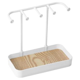 熊氏首饰收纳架创意便携桌面双层挂式大容量展示摆件项链戒指发绳