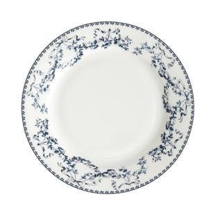 法式复古西餐深盘中古平盘餐具套装高级感碎花盘甜品水果早餐盘子