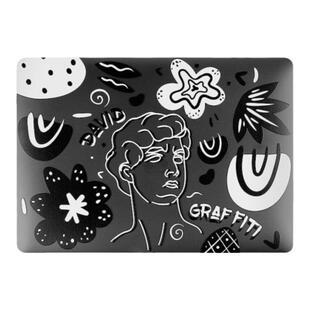 MIUCHO 大卫电脑壳复古适用于苹果22款M2简约air13透明macbook14美式pro原创设计防摔pro16寸防磕碰保护硬壳