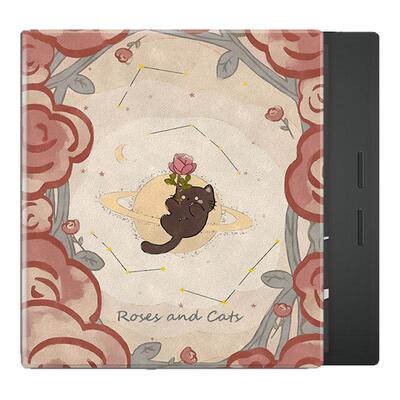 玫瑰花适用于iReader掌阅Ocean5Pro电子书阅读器SmartX3猫咪pro磁吸款壳7英寸墨水屏Neo2Pro电纸书卡通保护套