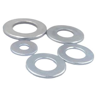 4.8级国标碳钢电镀锌平垫圈镀锌介子螺丝垫片M3M8M12M20M36M39M72