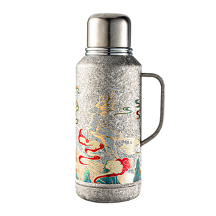 bigcar纯钛保温壶家用大容量泡茶壶传家壶机械显温高端焖茶壶1.5L