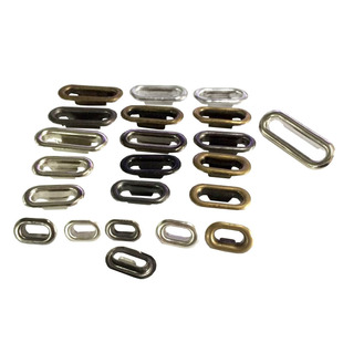 铜鸡眼扣椭圆形包包圈扣长条形鞋眼扣长方形扣眼U形纸袋盒孔扣