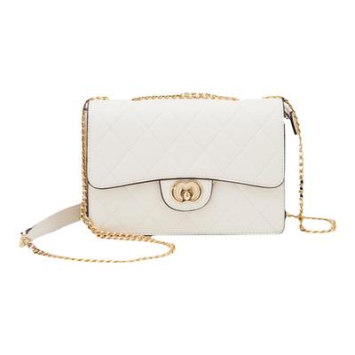 稻草人专柜同款包包女士2025新款斜挎包高级感菱格链条小方包百搭