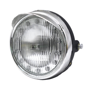 电动三轮车大灯总成 国标加厚玻璃前照灯 摩托车电动车配件通用