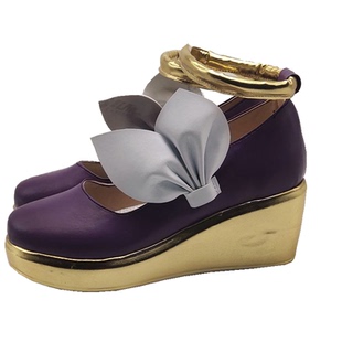 cosplay女动漫服代购王者荣耀小乔丁香结cos鞋子定制道具来图定做