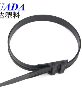 双扣扎带 反齿扎带 黑色反扣塑料扎带 平扣尼龙扎带 单扣反齿