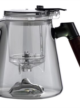 飘逸杯玻璃泡茶壶2026新款耐高温茶水分离家用泡茶神器茶具套装