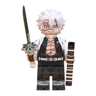 鬼灭之刃游郭篇中国原创积木人仔宇髓天元甘露寺无一郎第三方玩具