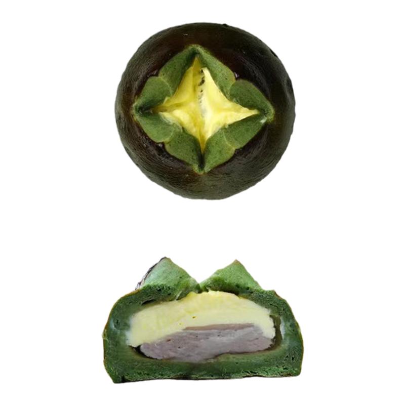 网红搭配碱水欧包鲜奶酪好芋泥