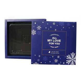 定做圣诞生巧克力包装盒礼盒高档手工diy手提定制糖果盒子情人节