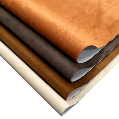 自粘麂皮绒翻毛皮背胶布料修复翻新汽车内饰改装门板中控扶手硬包