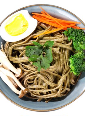 老式黑豆杂面粗粮干面条