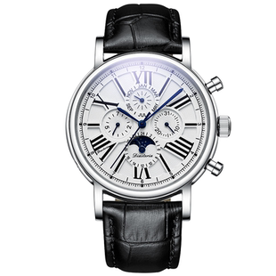 网红手表男机械表十大品牌学生潮流宾特劳斯多功能黑科技飞轮手表