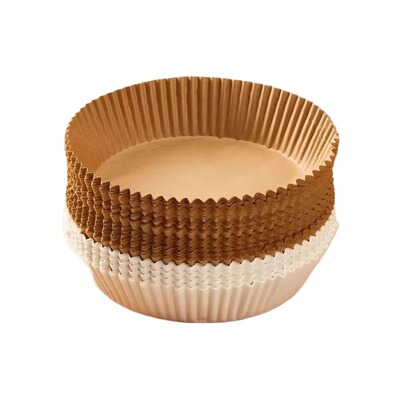 空气炸锅专用纸烤盘吸油纸垫纸家用硅油纸锡纸碗烘焙锅子食品级