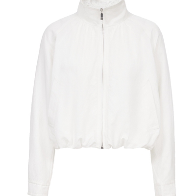 ONLY立领宽松插肩袖短款外套