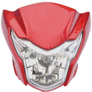 适用摩托DH125/150 HJ125/150-27C/D/E/大灯头罩前水板倒车镜配件