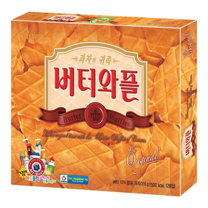 薄脆饼干135g克丽安韩国进口饼干