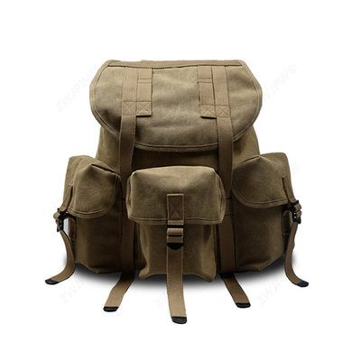 美式m14水洗帆布背囊复古大容量