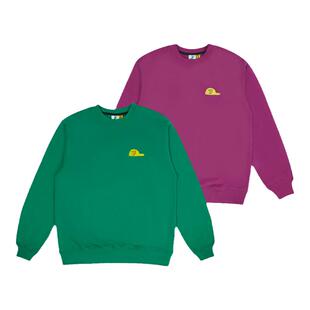 【张远同款】MoodLikeMe抽象小人帽子slogan丝网印花圆领棉卫衣