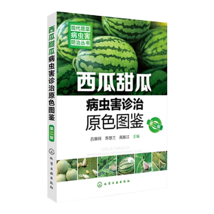 现代蔬菜病虫害防治丛书 西瓜甜瓜病虫害诊治原色图鉴 第二版  大棚西瓜甜瓜种植技术书籍 大棚种西瓜甜瓜栽培关键技术书籍