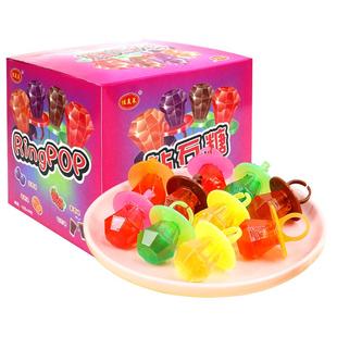 佳美莱钻石糖宝石戒指糖果怀旧网红学生儿童小零食休闲食品小吃