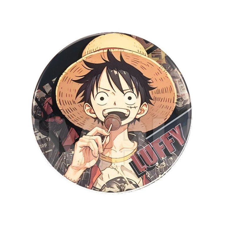 海贼王路飞索隆山治罗徽章挂件