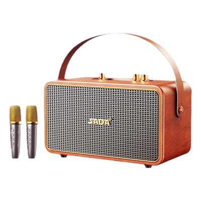 赛达通用K歌带无线话筒蓝牙音箱