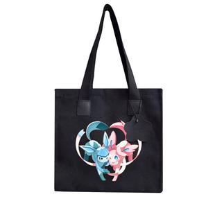 仙子伊布精灵宝可梦动漫周边帆布包袋子男女手提单肩背包学生书包