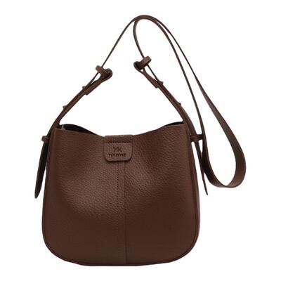 大容量软皮水桶包单肩斜挎包