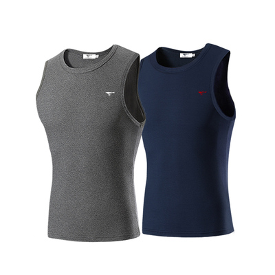 七匹狼羊毛加绒加厚保暖背心爸爸