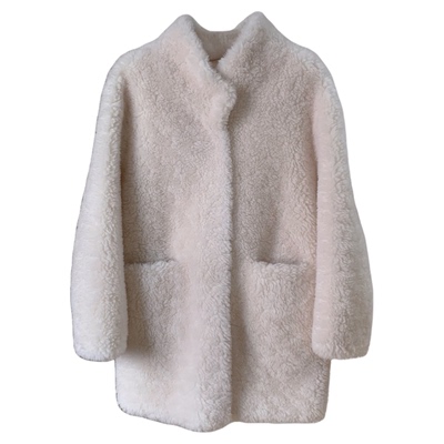 慵懒感中长款100羊羔毛皮毛一体