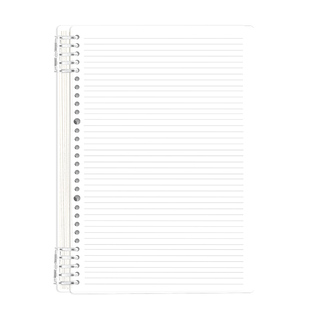 活页本高中生简约笔记本A4不硌手大号横线本B5可拆卸方格网格本大学生考研加厚线圈本高颜值活页夹环扣记事本