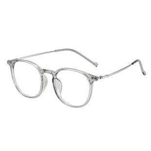 Shawnlee超轻素颜圆形眼镜框女防蓝光辐射眼镜男近视眼镜可配度数