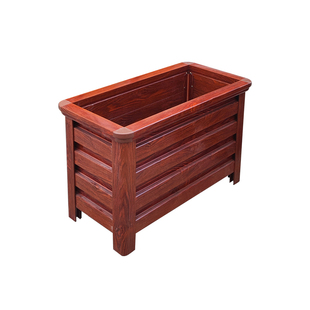 铝合金花箱种植箱花槽户外庭院阳台楼顶露台花园长方形花盆大号