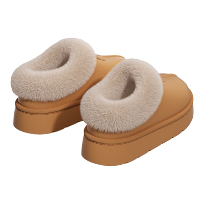 防水包跟棉拖鞋女2025新款秋冬季