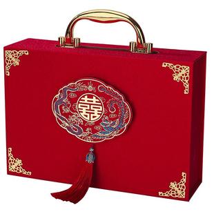 彩礼钱盒子订婚礼金盒提亲彩礼盒彩礼箱结婚聘礼盒装现金10万箱子