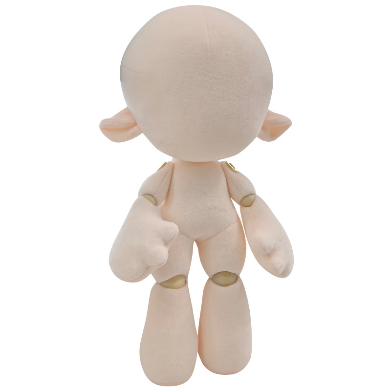 胖丫3D开版可动关节棉花娃娃