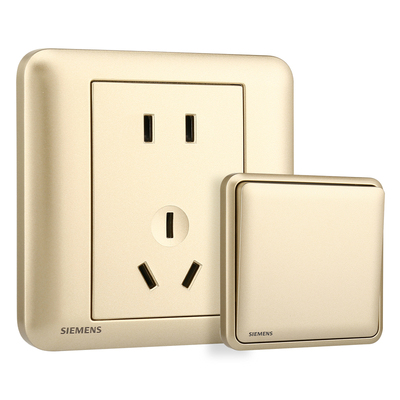 西门子皓睿五孔10a空调开关插座