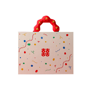 敬酒香槟杯包装盒子礼物新年高级感空盒大号生日结婚礼品伴手礼盒