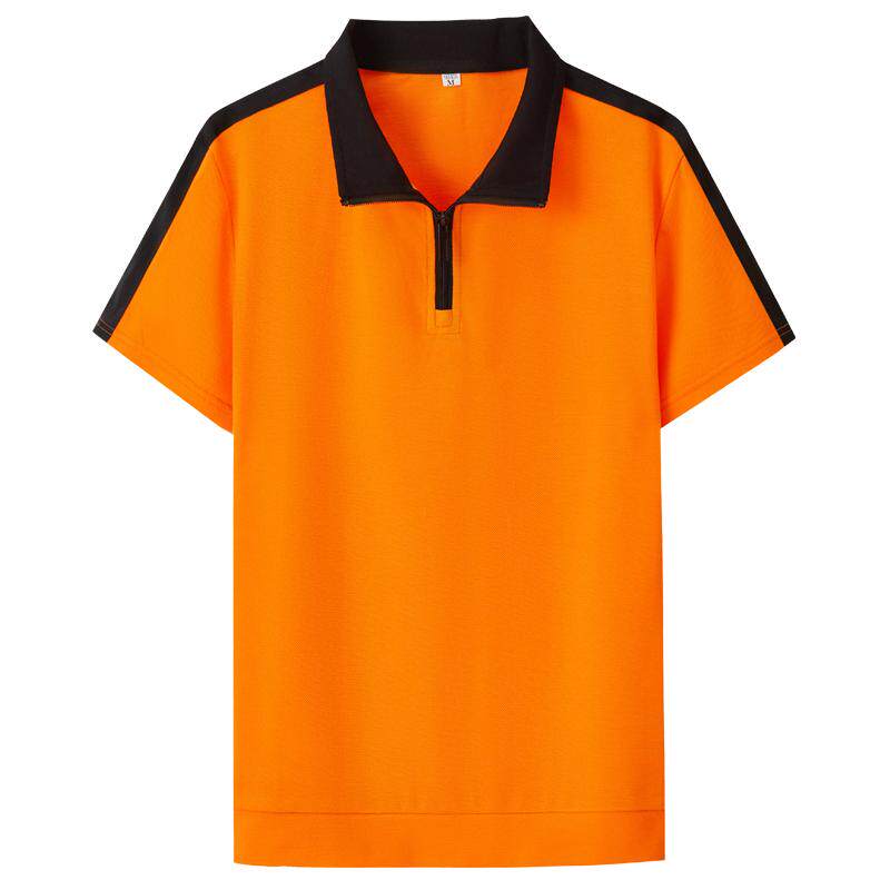 餐饮服务员工作服短袖T恤定制夏