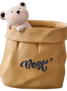 治愈系桌面收纳筒生日礼物送同事