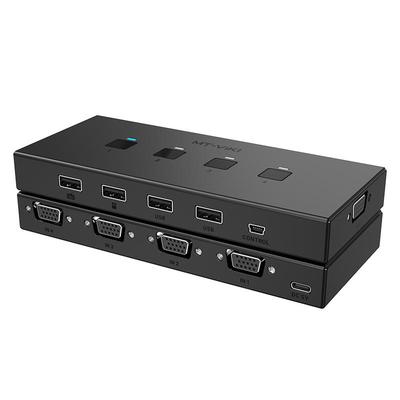 迈拓维矩kvm切换器4进1出vga+usb