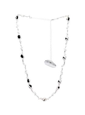 SHUUKUROSAWA吾之骨“呓语”项链925银骨头黑玛瑙设计手工情侣款