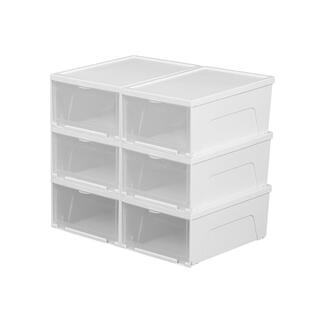 爱丽思鞋盒透明收纳鞋柜塑料盒爱丽丝日用门口鞋架家用防尘省空间